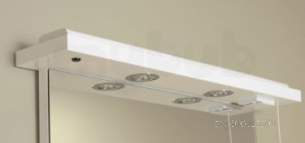 Eastbrook Sundries -  1.219 Sorrento 800mm Wave Cornice Wh