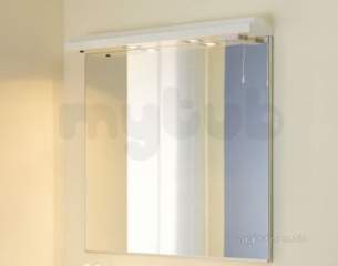 Eastbrook Accessories -  1.274 Faro 80cm Wave Action Cornice Wh