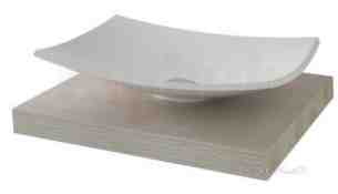 Eastbrook Furniture -  Seville 500 Vanity Tableau Inc Wall Bracket Washed Ash 1.313