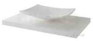 Eastbrook Furniture -  Seville 800 Vanity Tableau Inc Wall Bracket High Gloss White 1.323