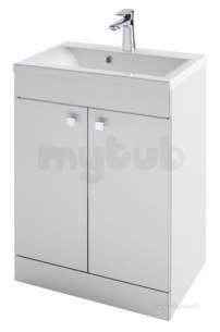 Eastbrook Furniture -  Eastbrook Oslo 58cm White Door Base Unit Wh/ch