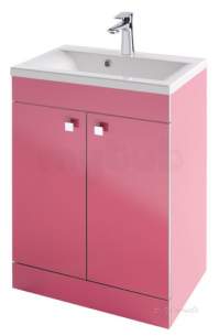 Eastbrook Furniture -  Eastbrook Oslo 58cm Pink Dr Base Unit And Ch Trim