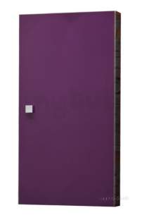 Eastbrook Furniture -  Eastbrook Oslo 400 X 800 Plain Door Aubergine