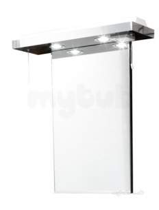 Eastbrook Accessories -  Eastbrook Oslo 400 X 800 Mirror Door Black