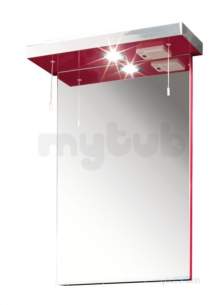 Eastbrook Accessories -  Eastbrook Oslo 400 X 800 Mirror Door Aubergine