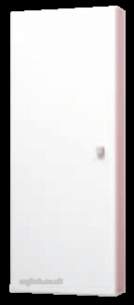 Eastbrook Furniture -  1.266 Oslo Wall Cupboard 400 X 1000mm Wh