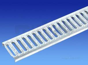 Channel Drainage -  Wavin Slotted Grate Reinforced-1m