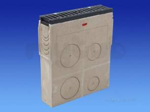 Channel Drainage -  Wavin Polychannel Sks Sump 0.5m 100sks900