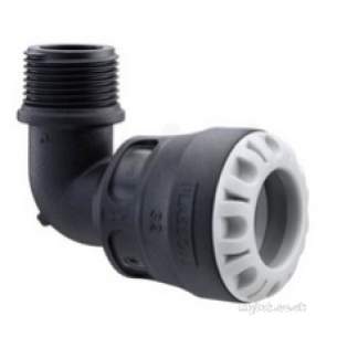 Plasson Pushfit -  Plassone 20x1/2 Inch Elbow X Male Iron Outlet 1085