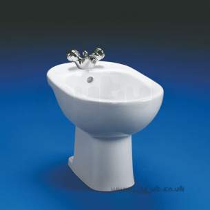 Armitage Entry Level Sanitaryware -  Armitage Shanks Montana S484001 One Tap Hole Bidet Wh-special