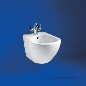 Ideal Standard Luxury -  Ideal Standard White E0028 Wall Mounted One Tap Hole Bidet Wh