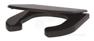 Delabie Accessories and Miscellaneous -  Delabie Wc Seat With Lid Pmr High Gloss Black Mdf