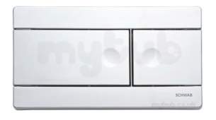 Schwab Line Flush Plate Gloss Chrome