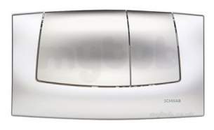 Schwab Onda Flush Plate Gloss/matt Chr