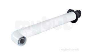 Baxi Domestic Flues and accessories -  Baxi Standard Hor Flue Inc In-line Elbow