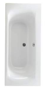 Nabis Sanitary Ware -  Vigour No Tap Hole Double Ended Bath 1700x700mm White