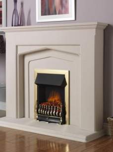Flavel Electric Fires -  Flavel Ultiflame Trad Electric Brass
