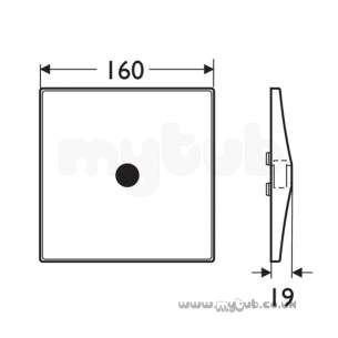 Armitage Shanks Commercial Brassware -  Armitage Shanks Sensorflow 21 Elec Urinal Flush Main