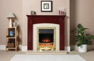 Katell Electric Suites -  Haydon Chrome Electric Suite Mahogany