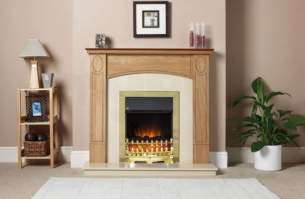 Katell Electric Suites -  Haydon Brass Electric Suite Natural Oak