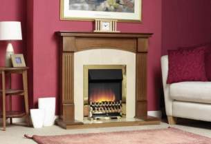Katell Electric Suites -  Kielder Brass Electric Suite Golden Oak