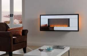 Katell Electric Suites -  Equinox 15kw Blk Glass/mirror Rem Ctrl