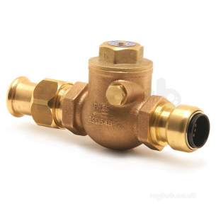 Pegler Push and Press General Valves -  Pegler Xtu1060a Bronze Swing Check Valve 22