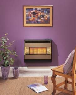 Robinson Willey Gas Fires and Wall Heaters -  R Willey Firegem Visa Highline Brown Ng