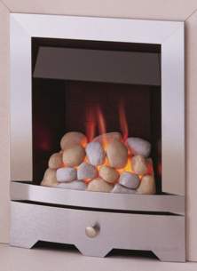 Valor Gas Fires and Wall Heaters -  Valor Seattle Slimline Gas Fire Chrome