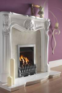 Flavel Gas Fires -  Flavel Richmond Sc Gas Fire Ng Silver