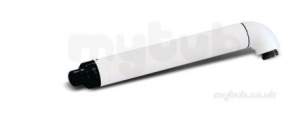 Ideal Logic Logic Plus Flues and Accessories -  Ideal Horizontal Flue Terminal 600 Lg