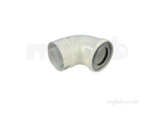 Ideal Domestic Gas Boilers -  Ideal 203130 Na 90 Degree Flue Elbow Kit