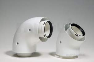 Vokera Domestic Gas Boilers -  Vokera 90-deg Flue Bend 29450123