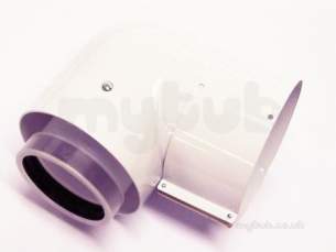Vaillant Domestic Gas Boilers -  Vaillant 303210 White Elbow High Efficient 87 Deg 125mm