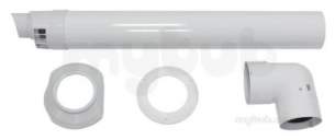 Vaillant Domestic Gas Boilers -  Vaillant 303209 Ecomax Standard Horizontal Flue Kit 125mm