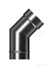 Flamco Brefco Supaflue Vit Enamel Flue -  Brefco Mt Blk 135 Bend No Door Ve 6