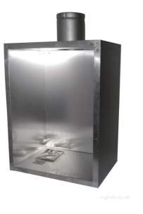 SFL Il Zalutite Chimney Flue -  Sfl Il 5 Inch Recessed Gas Flue Box