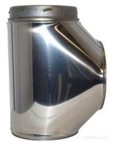 SFL Smw Sm Smz Chimney Flue -  Sfl Selkir Sfl Smw 10 Inch 90d Tee 0214310