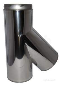 SFL Smw Sm Smz Chimney Flue -  Sfl Smw 8 Inch 135deg Tee 0241708