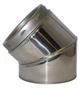 SFL Smw Sm Smz Chimney Flue -  Sfl Smw 5 Inch 45deg Elbow 0132205