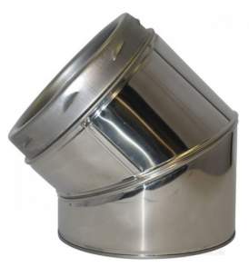 SFL Smw Sm Smz Chimney Flue -  Sfl Smw 6 Inch 30deg Elbow 0132306