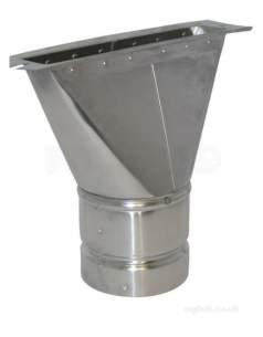SFL Ils Twinwall Flue System -  Sfl Ils 125mm R T Adapt S/s 0901805