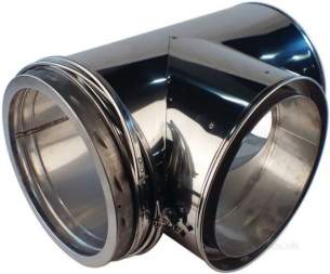 SFL Smw Sm Smz Chimney Flue -  Sfl Selkir Sfl Sm 6x 1000mm Length 0140106