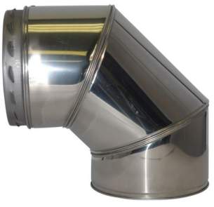 SFL Sw Chimney Flue -  Sfl Nova Sm 90 Deg Elbow 130mm 4575905n