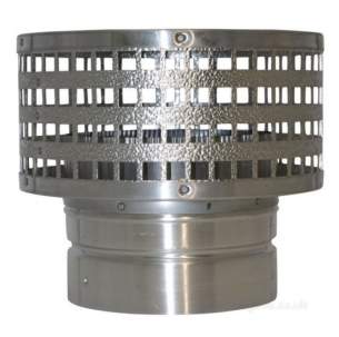 SFL Il Zalutite Chimney Flue -  Sfl Il 4 Inch Gas Vent Terminal 0407304