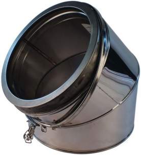 SFL Sw Chimney Flue -  Sfl Nova Sm 45 Deg Elbow 250mm 4575710n