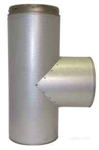 SFL Qc Chimney Flue -  Sfl Qc 7 Inch 90d Equal Tee I/p 0824307