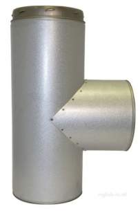 SFL Qc Chimney Flue -  Sfl Qc 8 Inch 90d Equal Tee I/p 0824308