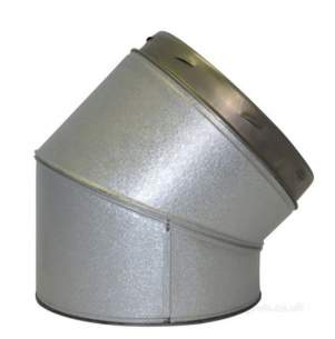 SFL Qc Chimney Flue -  Sfl Qc 8 Inch 45d Fixed Elbow 0822208