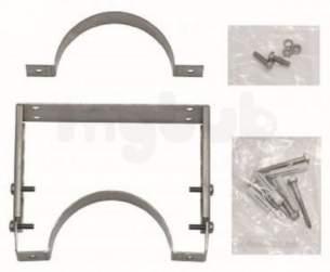 Vaillant Gas Boiler Accessories and Flues -  Vaillant Fixing Clamp For Wall Connection